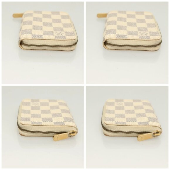 LOUIS VUITTON Damier Azur Zippy Coin Purse N60138 LV Auth 129059 - Picture 16 of 16